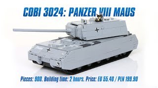 COBI 3024 Panzer VIII Maus review amp speed build [upl. by Berga]