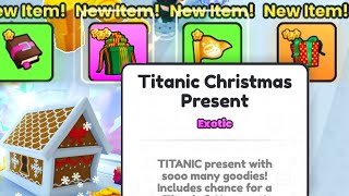 How To Get More Titanic Presents From Gingerbread  Pet Simulator 99 [upl. by Fernandina]