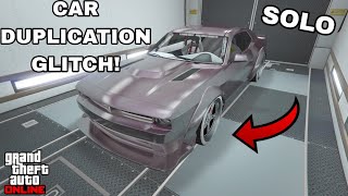 WORKING NEW SOLO CAR DUPLICATION MONEY GLITCH GTA ONLINE AFTER PATCH 169 EASY [upl. by Anilatac983]