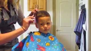 How to cut Little Boy Haircut [upl. by Atterrol]