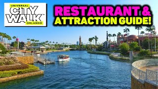 CITYWALK Orlando  2024 Restaurant amp Attraction Guide  Universal Orlando Resort [upl. by Irehj244]