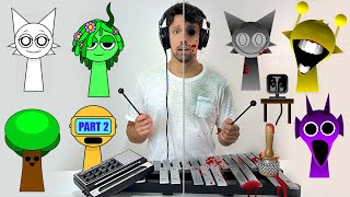 Incredibox Sprunki VS real instruments part 2 [upl. by Augustine]