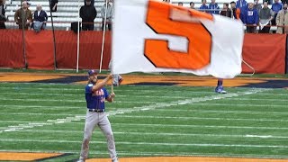 Noah Syndergaard waves white flag to befriend Syracuse [upl. by Benedic]