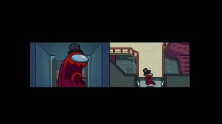 Among Us original hide n seek trailer versus recreated trailer at 15x speed😀😄😃 [upl. by Annaohj]