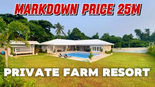 NOTS028 Private farm resort 6278 sqm  resthouse swimming pool fruit bearing trees fully fenced [upl. by Lightfoot]