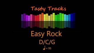 Easy Rock DCG Guitar Backing Track  Jam Track  Play Along G major [upl. by Brinkema624]