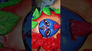 Vobomoir rup dekhiya tal dhoreche mohakal maa kali face kalipujashorts artwork highlights [upl. by Ithaman181]