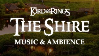 Lord of the Rings  The Shire Remastered Music amp Ambience  Sunset in Hobbiton [upl. by Lillith36]