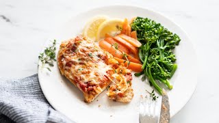 Air Fryer Chicken Parmesan with Time amp Temp Quick Juicy amp Delicious [upl. by Ahsetra]