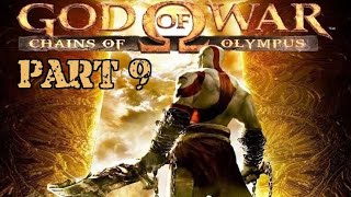 God of War Chains of Olympus Part 9  Gameplay [upl. by Airyt]