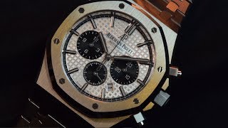 Audemars Piguet Royal Oak Chronograph 26331ST  AP ROC on 65quot wrist  Hafiz J Mehmood [upl. by Puna]