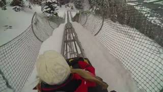 Die längste Rodelbahn der Schweiz mit 3060 Meter [upl. by Ruthe]