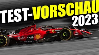 Formel 1 2023 Alles zum einzigen Test mit den neuen F1Autos  Vorschau [upl. by Yssor]