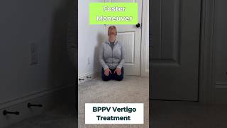 Get Rid of Vertigo at Home Left Foster Maneuver for BPPV vestibular [upl. by Jaddo284]