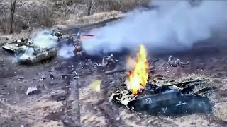 Ukraine Javelin Missiles Hit Russian Tanks Which Entered Bakhmut and Vuhledar [upl. by Irianat]