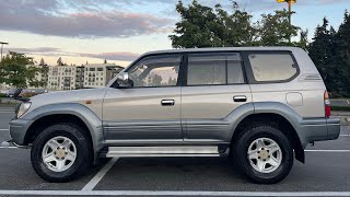 1996 Toyota Land Cruiser Prado TZ 30L KZJ95 4WD turbo diesel INTERCOOLER AT RHD JDM [upl. by Nosnorb39]