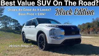 2022 Mitsubishi Outlander BLACK EDITION TEST DRIVEFULL REVIEW [upl. by Yerdua]