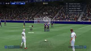 40 yard Free kick Fifa 22 pro clubs [upl. by Stilwell]