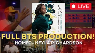 FULL BTS Production of quotHomequot by Keyla Richardson  Studio Tour  Podcast [upl. by Salomi603]