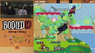 NSE  Maher Marth vs Rich Falco  Singles  Div 1 Winners Quarterfinal  Bodied 10 [upl. by Aneej]