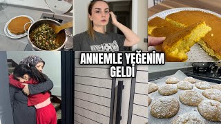 KOKUSU EVİ SARAN KURABİYE YAPTIM😍YEMEKTE KARA LAHANA MISIR EKMEĞİ VAR👍KAHVALTIYA GELDİLER🥰VLOG [upl. by Karil22]