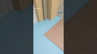 Advice from a flooring specialist How to always get the perfect angle when laying laminate shorts [upl. by Elnukeda]