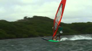 Windsurfing  Carve Gybe Around the Camera  Great point of view [upl. by Nnep]