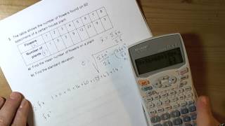 Standard Deviation Variance and Mean Average [upl. by Eeralav]