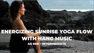 Yoga with Dagmar Energizing Sunrise Yoga Flow with Hang Music intermediate [upl. by Baruch]