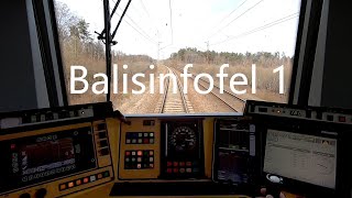 Balisinformationsfel 1 Bf1 tåg 11060 [upl. by Ajna]