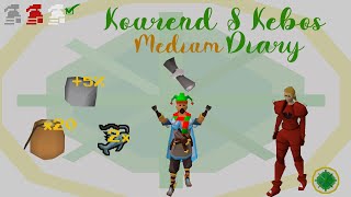 OSRS Kourend amp Kebos Medium Diary Guide  Ironman Approved [upl. by Darb]