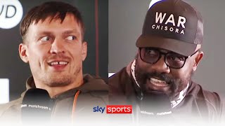 USYK VS CHISORA PRESS CONFERENCE HIGHLIGHTS 👊 [upl. by Phio]