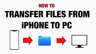 How To Transfer Files From iPhone To PC [upl. by Farleigh]