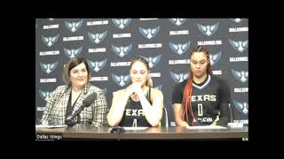 Dallas Wings Postgame Interview vs Indiana Fever Satou Sabally Jacy Sheldon Trammell  Sept 1 [upl. by Nwahsiek]