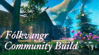 Fólkvangr  A Valheim Community Build Trailer [upl. by Notniv747]