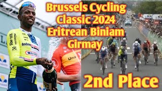 Biniam Girmay  Brussels Cycling Classic 2024 [upl. by Bellaude184]