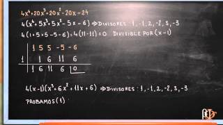 Descomposición factorial de polinomios  Factorización [upl. by Odraboel115]