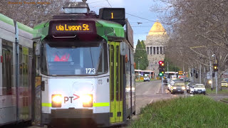 They come in all shapes and sizes Trams in Melbourne Australia 2017 Biggest System in the World [upl. by Casper]