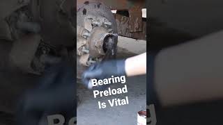 Setting Bearing Preload On A Trailer [upl. by Geesey337]