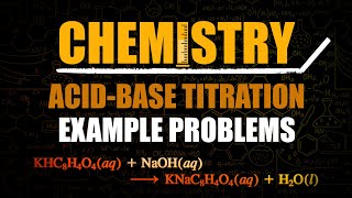 AcidBase Titration Example Problems [upl. by Kamp]