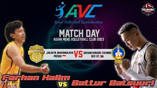 Adu SpikeFarhan Halim vs Battur Batsuuri  BHAYANGKARA PRESISI🇮🇩 vs BAYANKHONGOR🇲🇳 [upl. by Irv980]