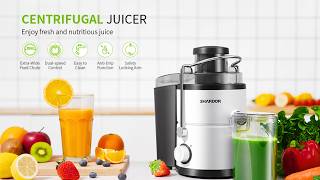 Shardor Centrifugal Juicer  Juice Maker For Whole Fruits amp Veggies  Juice Extractor  Best Juicer [upl. by Bowers588]