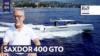 ENG SAXDOR 400 GTO  Motor Boat Review  The Boat Show [upl. by Beverly]