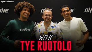 Tye Ruotolo previews ONE Fight Night 23 Kade recounts Ryan Garcia confrontation [upl. by Merrile]