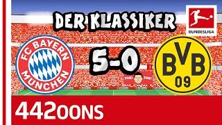 FC Bayern München vs Borussia Dortmund  50  Der Klassiker  Highlights Powered by 442oons [upl. by Wilson]