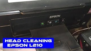 How to head cleaning of Epson L210 printer in Hindi 2019 Solve print problem of Epson 210 Debajyoti [upl. by Ssepmet]