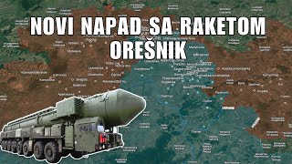 Stanje na frontuNovi Ruski napad sa Orešnik raketom [upl. by Llednil]