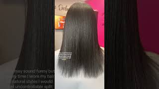 Has this happened to you😫 laangel hairgrowthtips natural silkpress youtubeshorts [upl. by Aicenaj883]