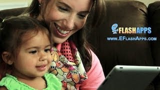 Baby Flash Cards by EFlashApps  Educational Apps for Kids on iTunes Google amp Amazon [upl. by Lamb]