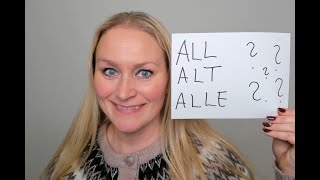 Video 1178 All alt eller alle [upl. by Cupo]